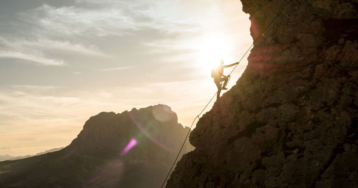 Fixed-rope routes in South Tyrol