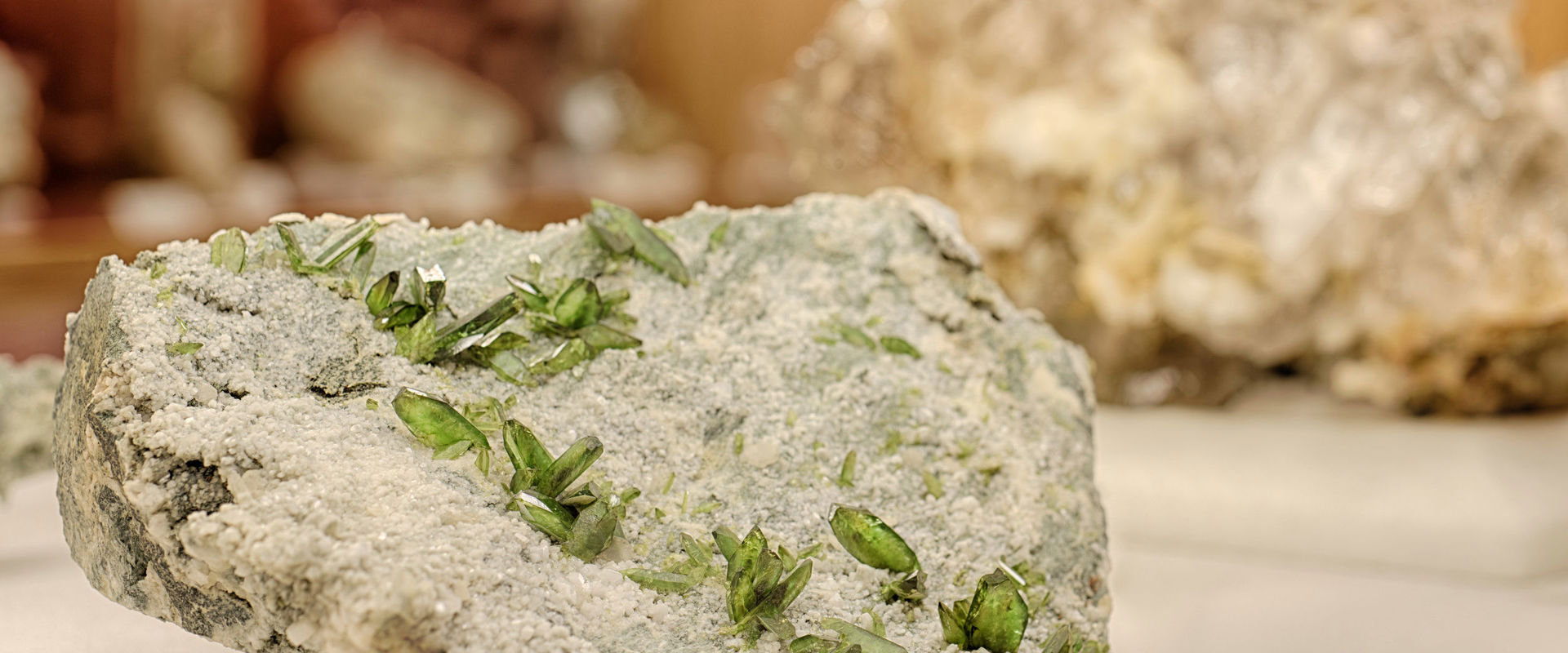 Close-up view of a mineral.