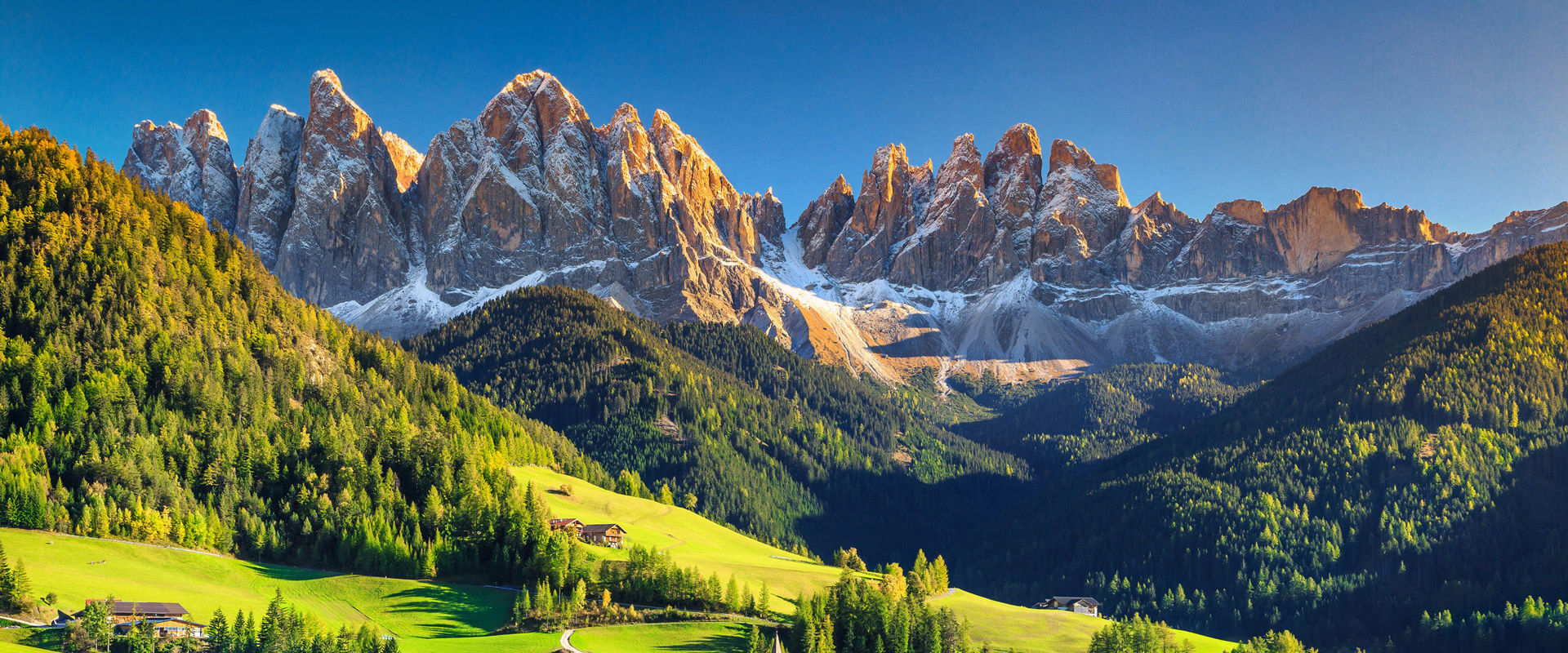 The Dolomites View of the Dolomites.