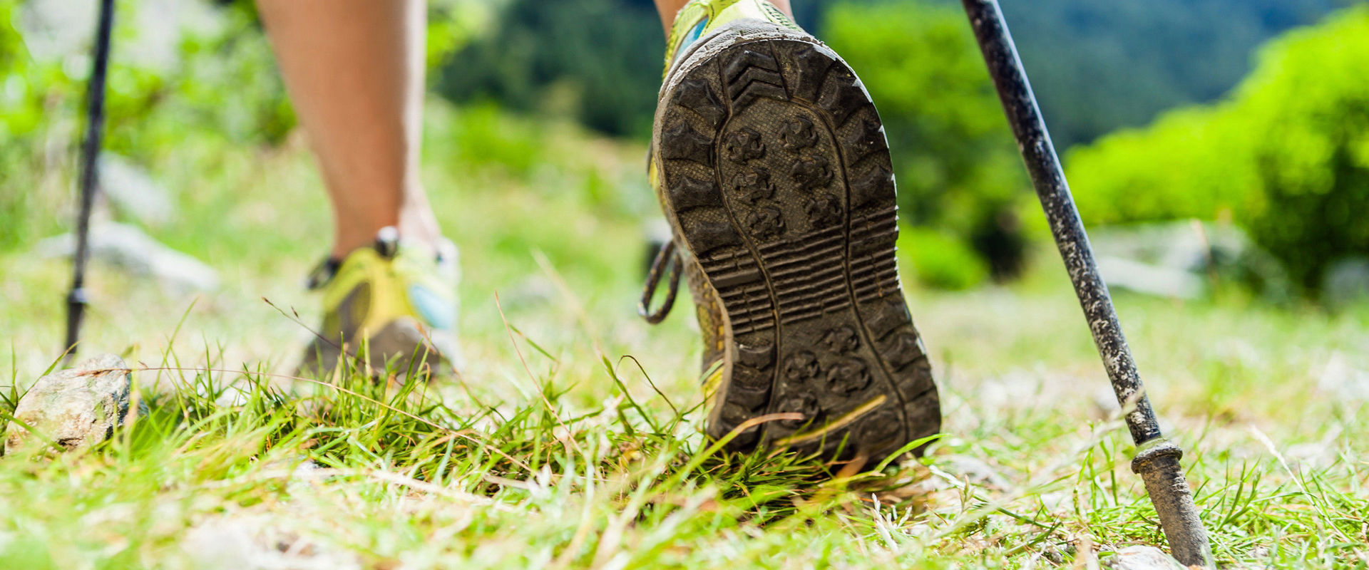 Nordic Walking in South Tyrol Nordic Walking in South Tyrol with the right equipment: sturdy shoes and poles!
