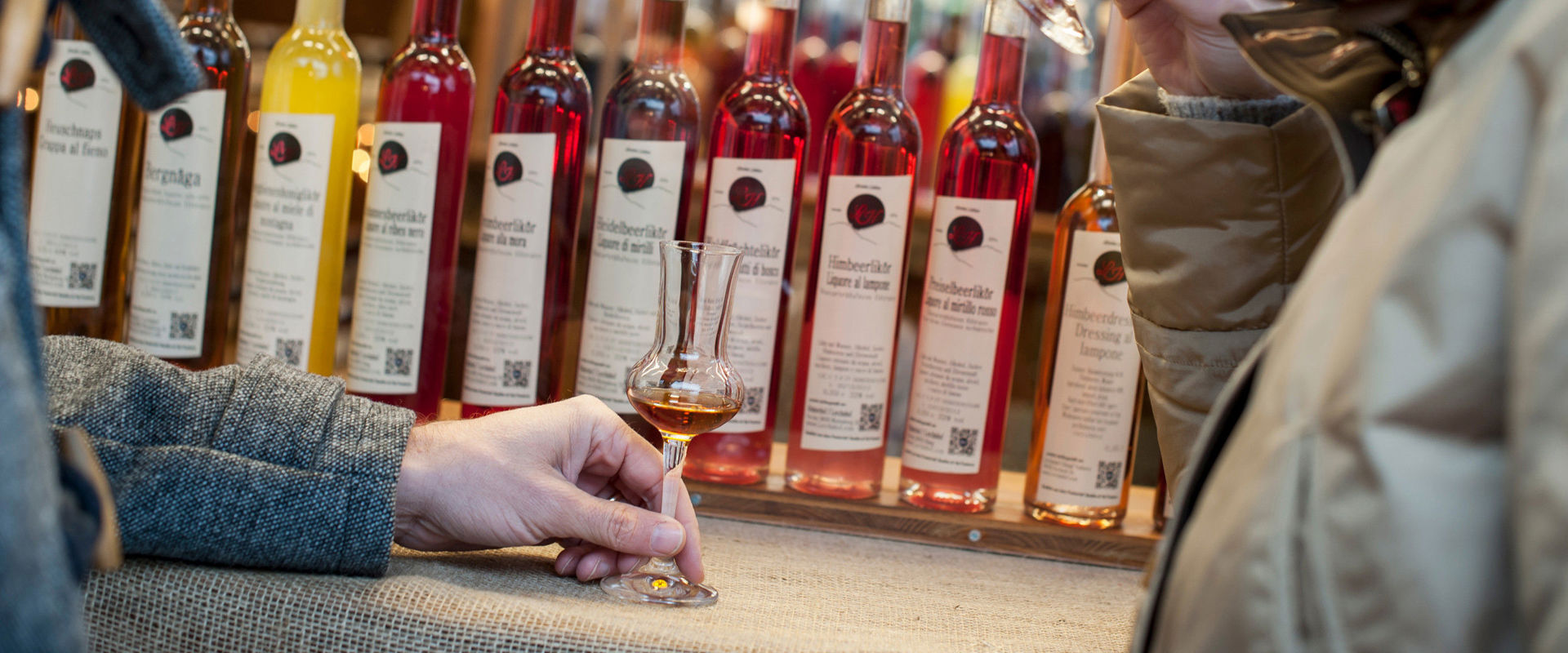 Schnapps and spirits People taste different schnapps.