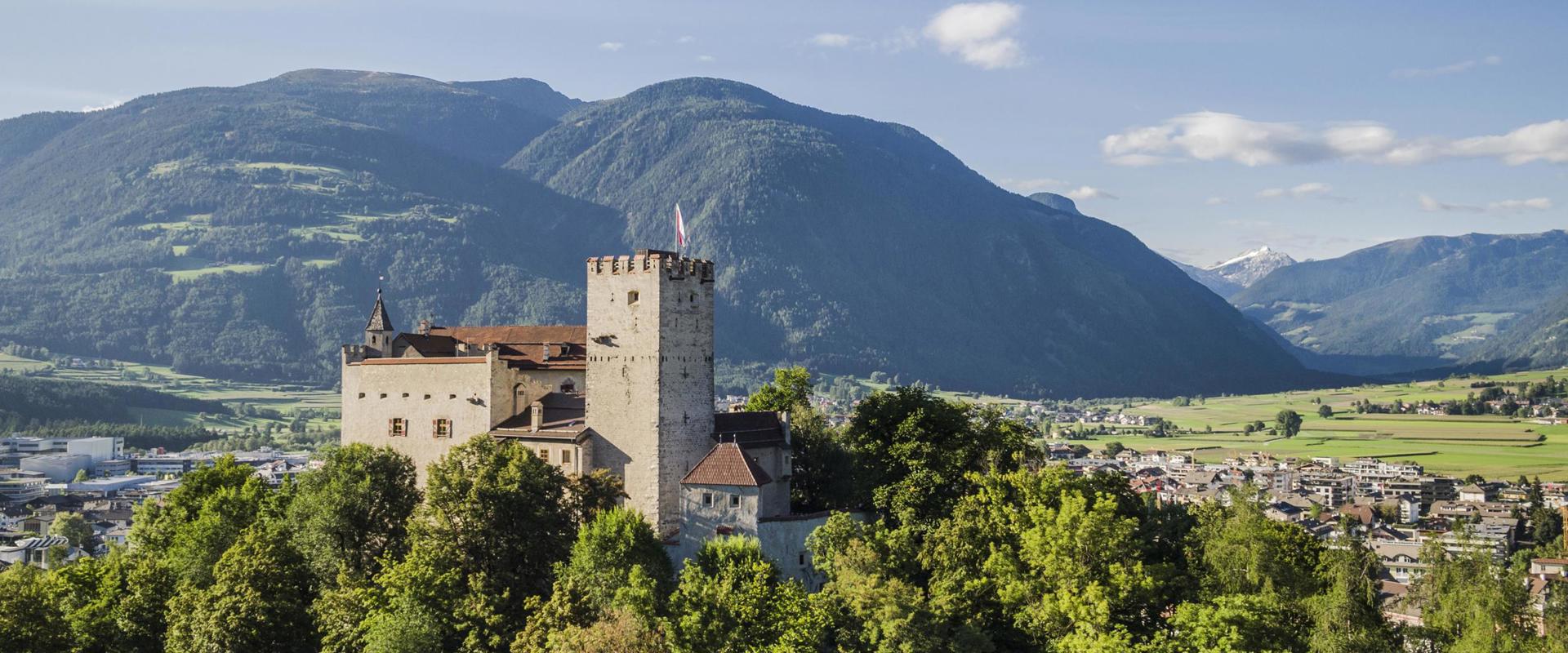 Bruneck Castle & view into Tauferer Ahrntal